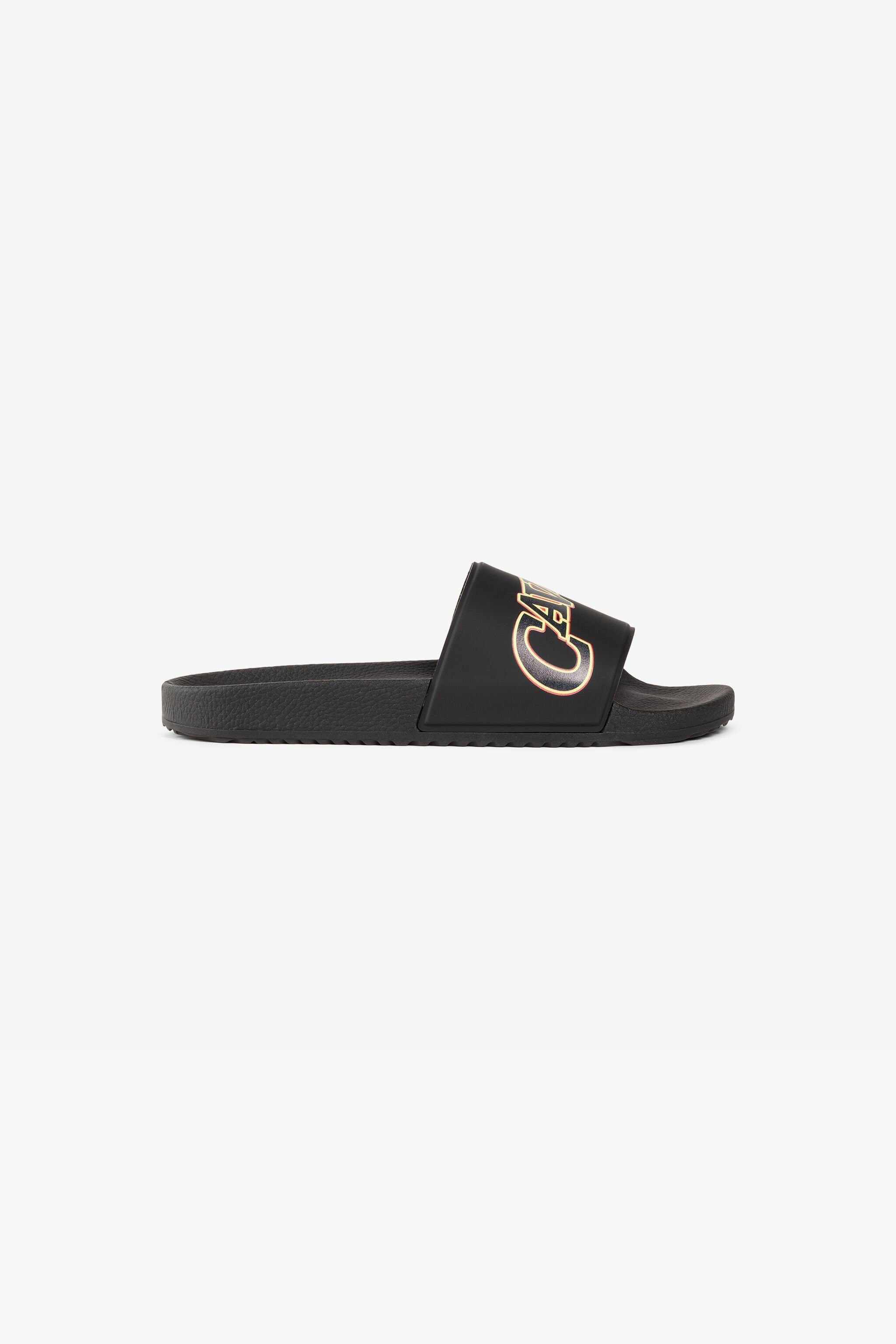 RC Sandalias con logo estampado Negro QRS018-PZG00