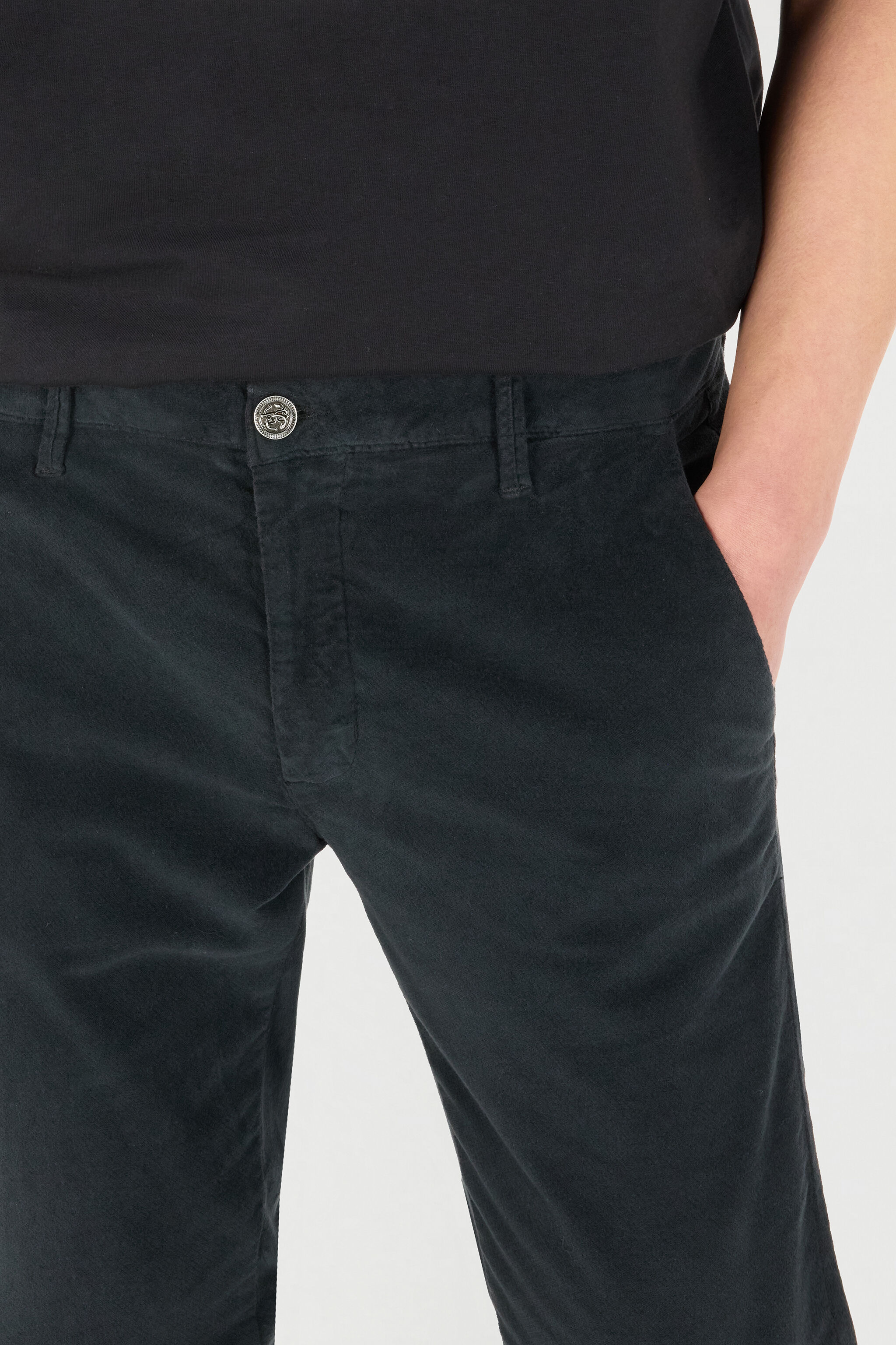 RC Straight-Leg Pants Black POT20B-VL002
