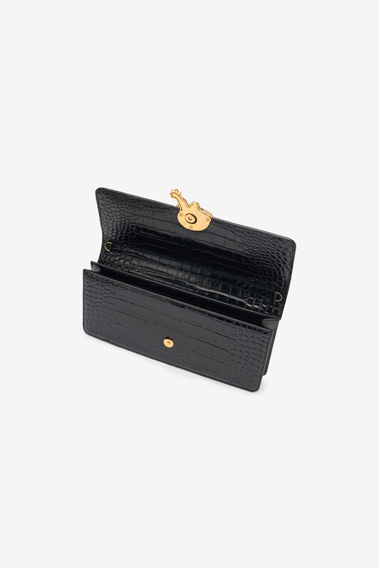 RC Lange Roar Clutch Mit Kroko-Print Schwarz TKB012-PZ975