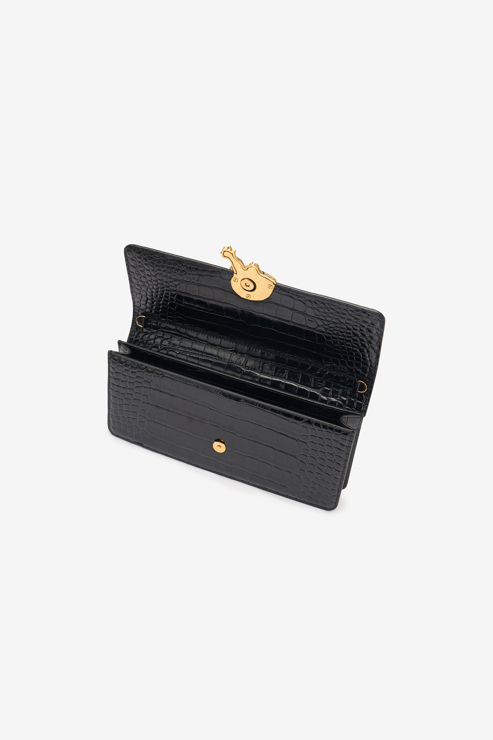 RC Lange Roar Clutch Mit Kroko-Print Schwarz TKB012-PZ975