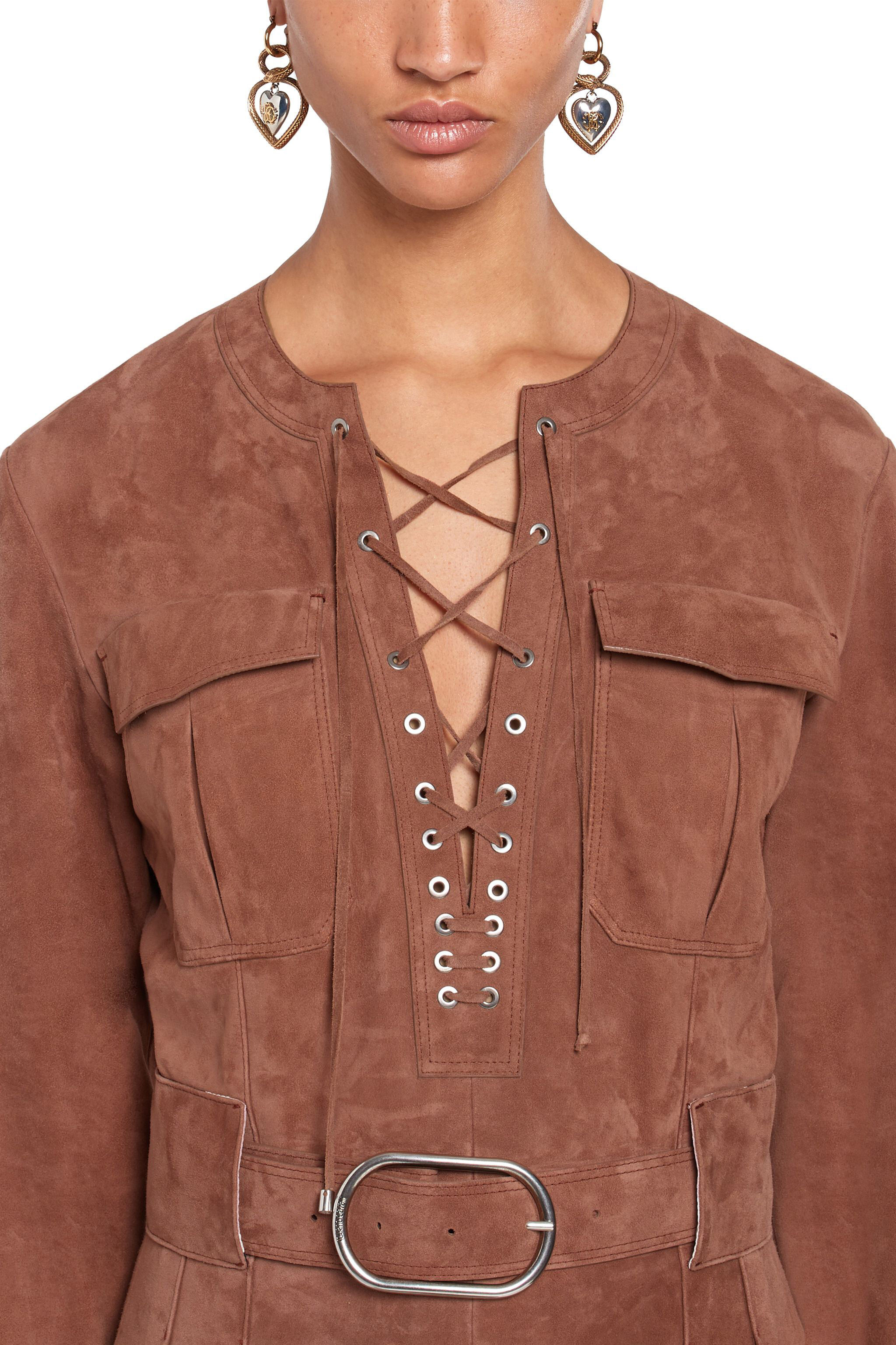 RC Combi-short en cuir velours TERRACOTTA PINK IQP101-PC001