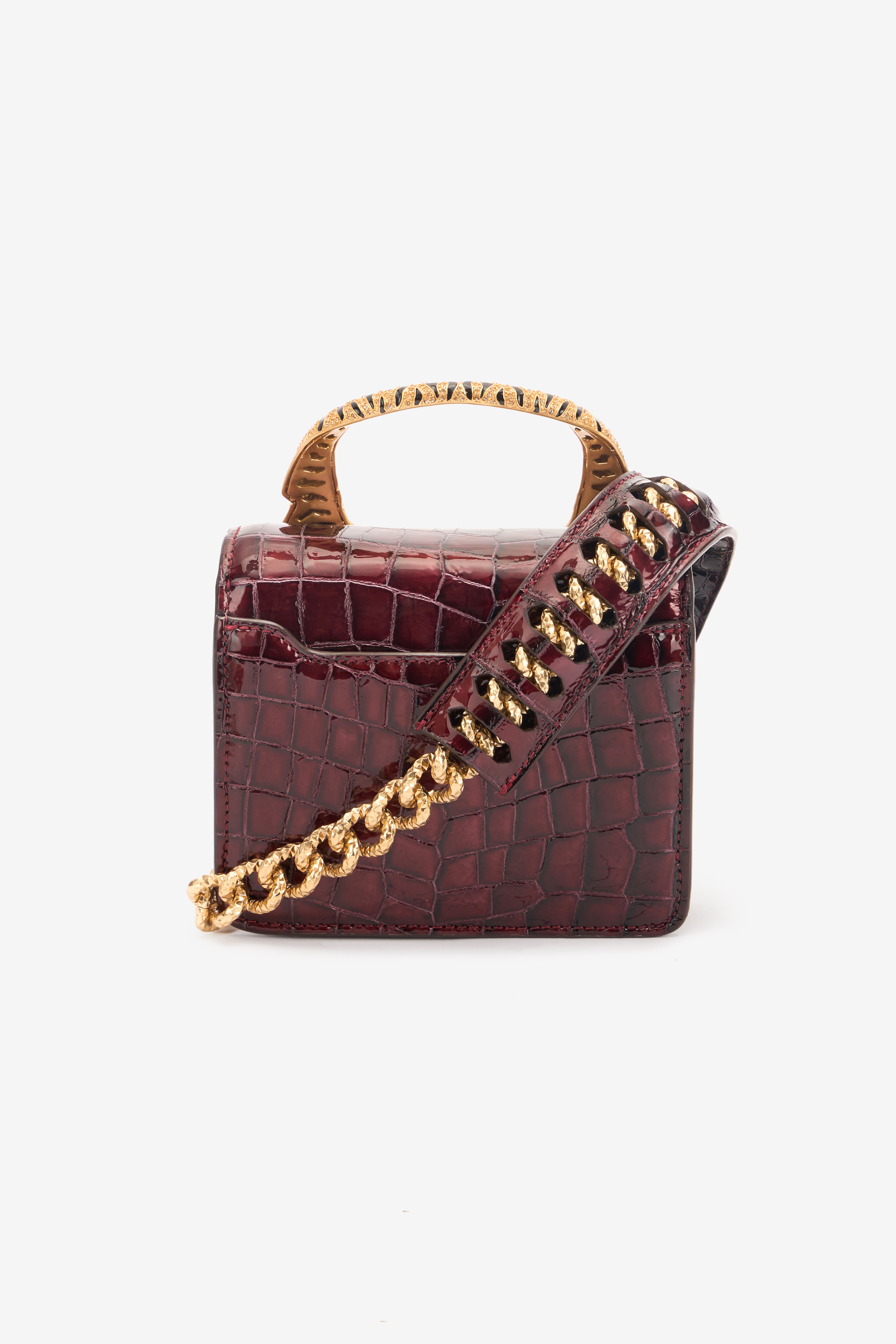 RC Bolso Roar Estampado Cocodrilo RC Bolso Roar Estampado Cocodrilo Rojo oscuro SKB025-PZE01