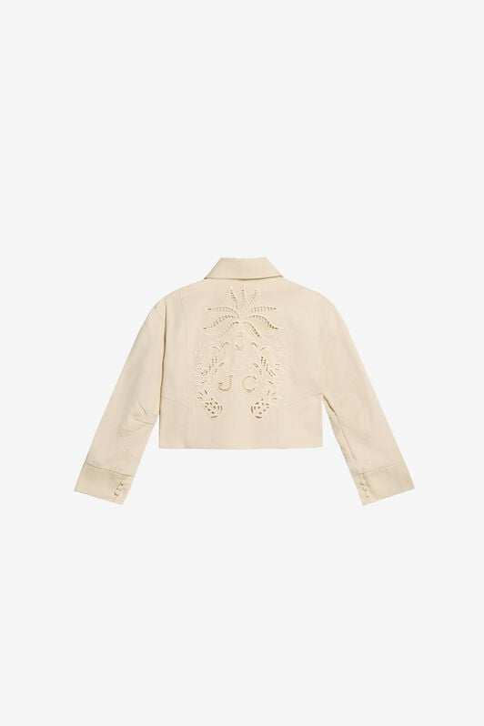 JC Beige Baumwolljacke IVORY PRISTINE WFT41C-FN038