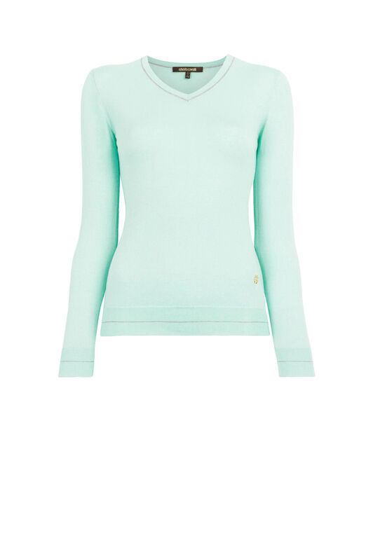 RC V-Neck Sweater Hellblau ESM652-MG007