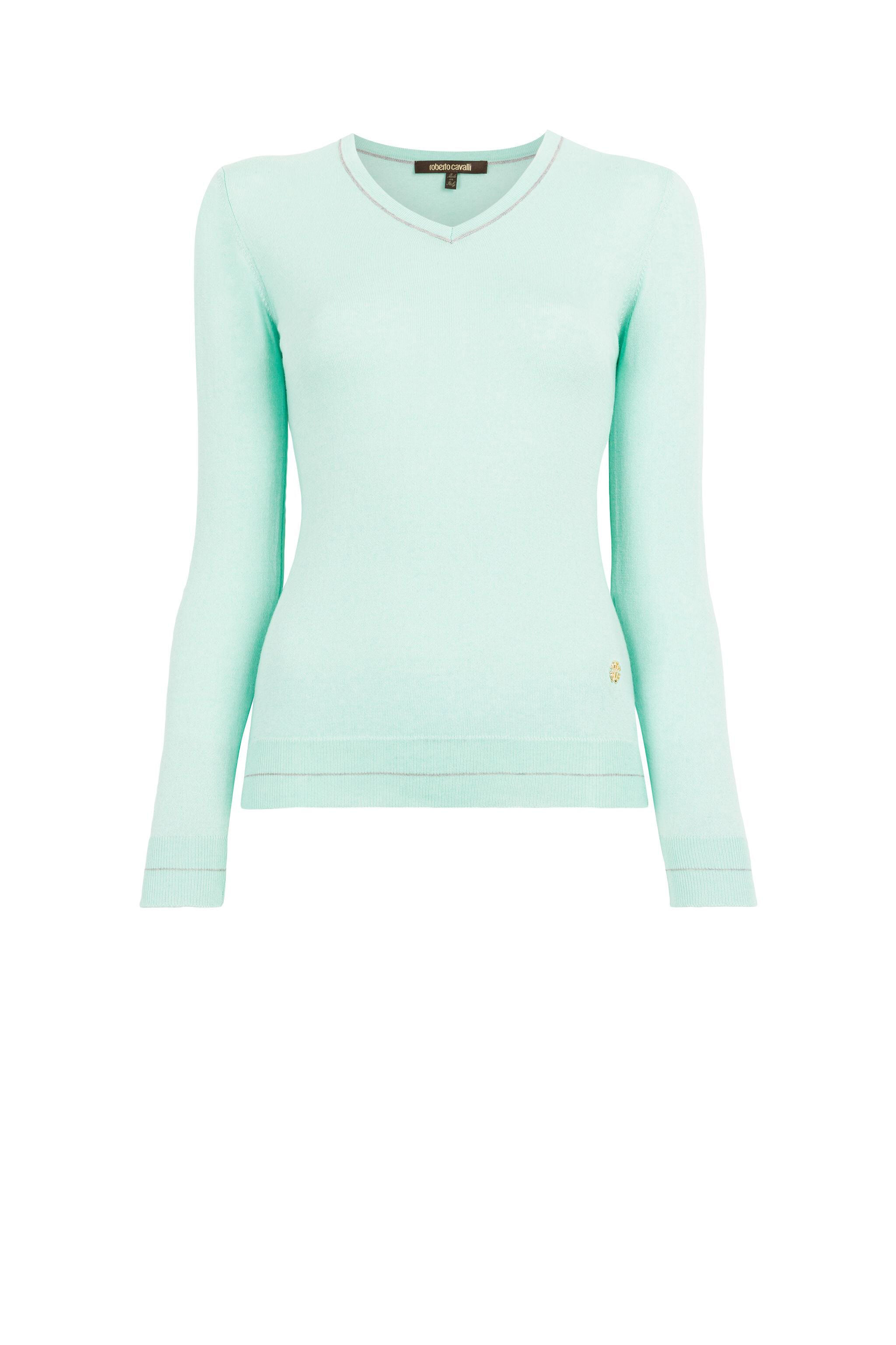 RC V-Neck Sweater Hellblau ESM652-MG007
