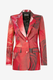 ${brand} Rose-Print Blazer ${colorDescription} ${masterID}