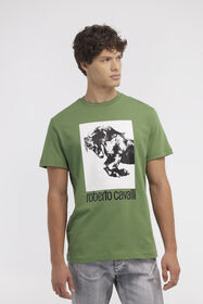 RC T-shirt with Horse logo and print Green NOT60D-JD060