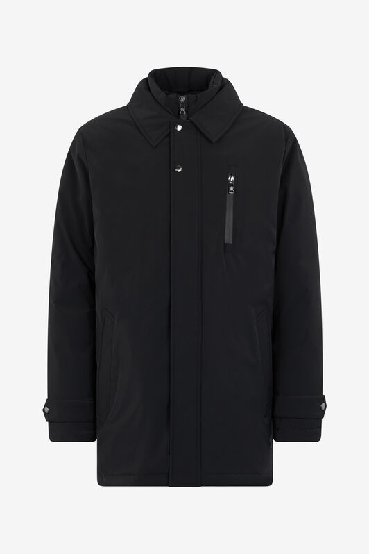 RC Chaqueta Acolchada Con Doble Cuello Negro OOT40D-SBO04