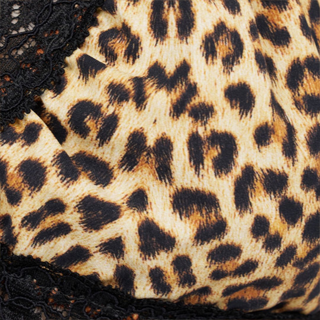 RC Badeanzug mit Baby-Jaguar-Print BROWN WQW014-HVR31