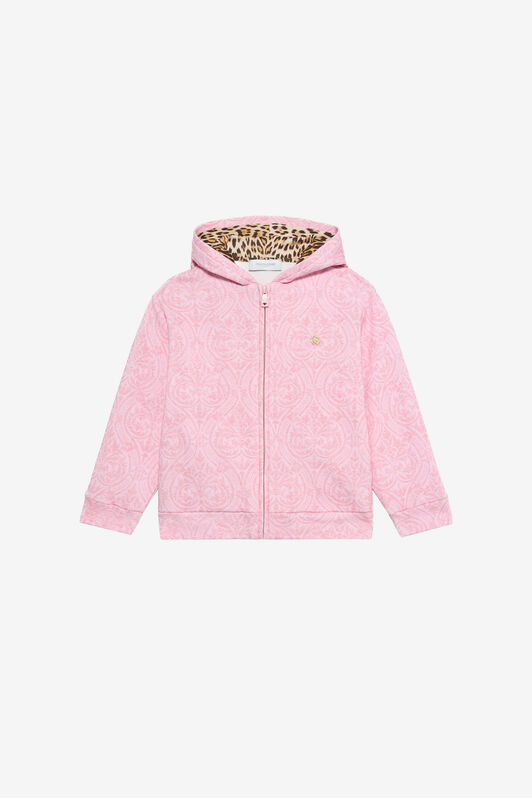 JU Felpa Rosa Baby Con Stampa Floreale BABY ROSE VJT69F-5OP28