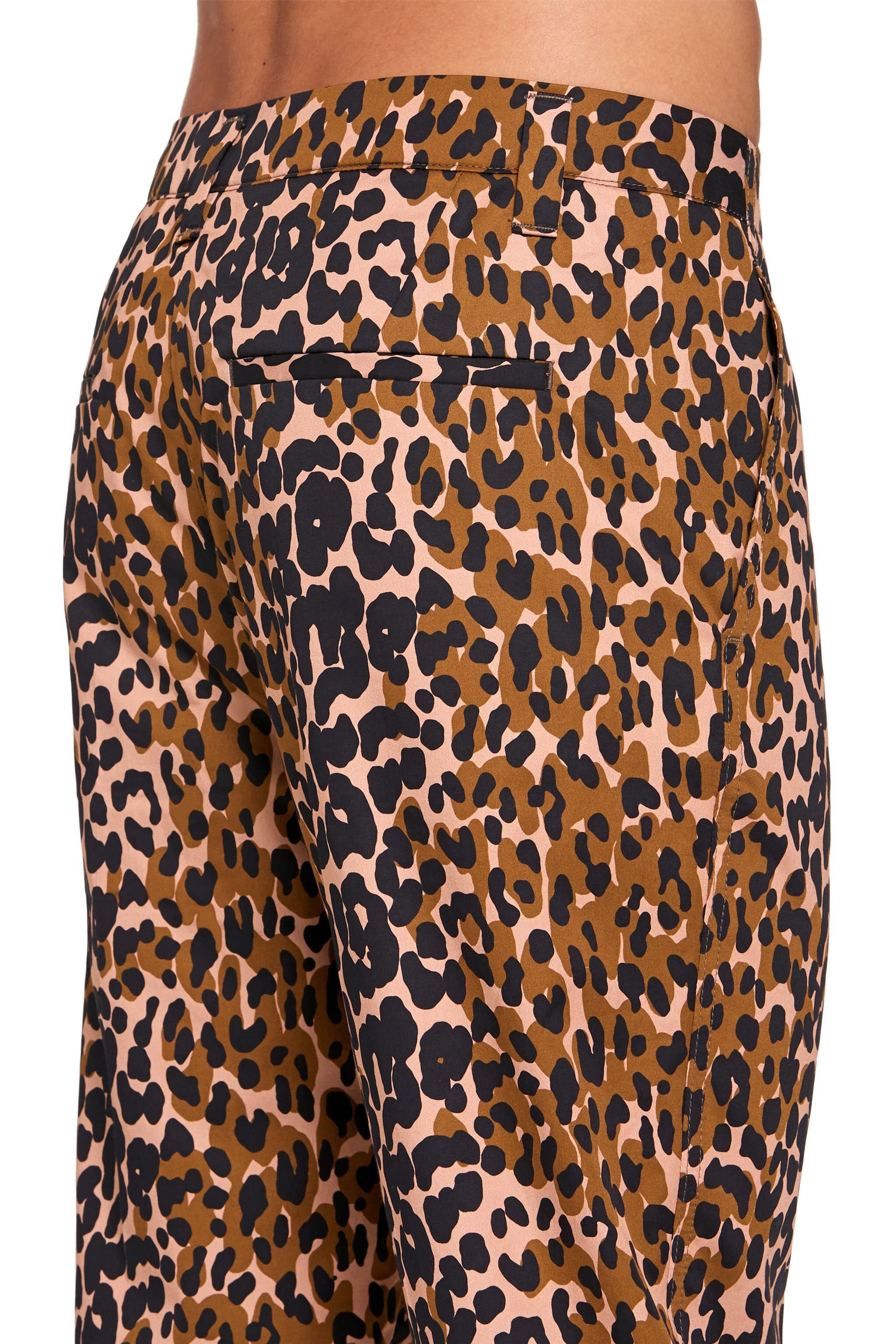 RC Pantalon à imprimé Double Leo FUDGE/BLACK KNT204-7MU32