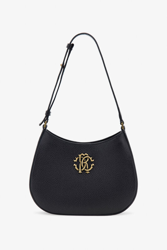 RC Schultertasche mit RC-Monogramm Schwarz OOB00G-PZA12