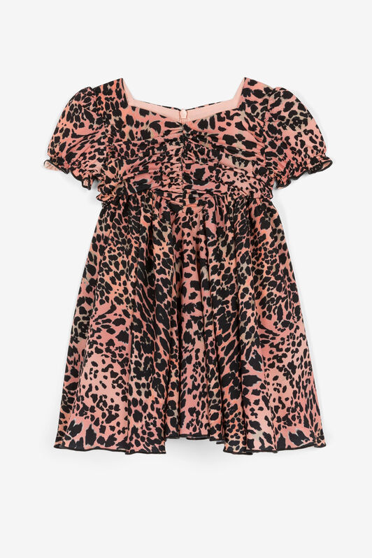 JU Leopard-Print Dress JU Leopard-Print Dress Pink OJT113-HD000
