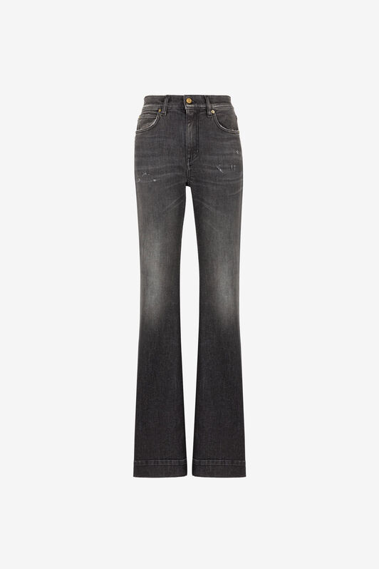 RC Faded Flared Jeans Black PKJ204-DN002