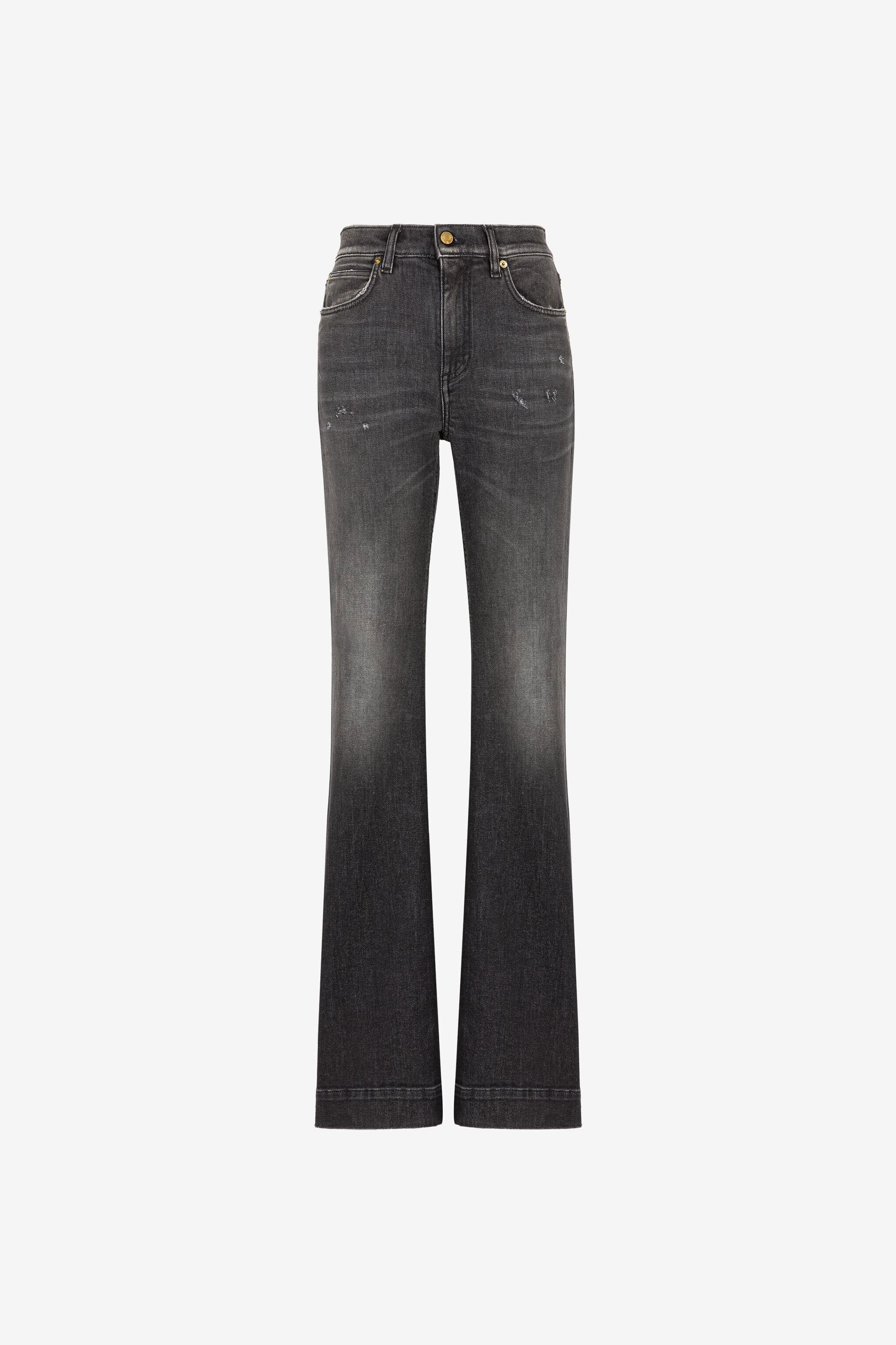 RC Faded Flared Jeans Black PKJ204-DN002