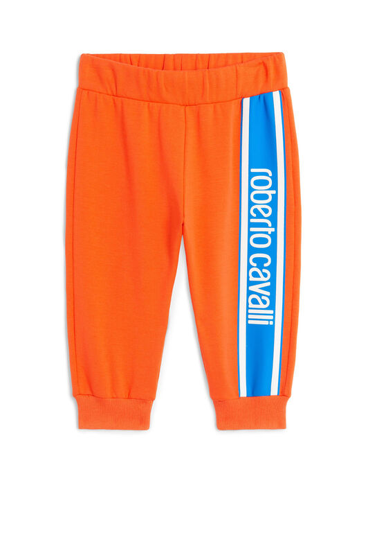 JU Logo stripe track trousers Orange LJT20B-CF027