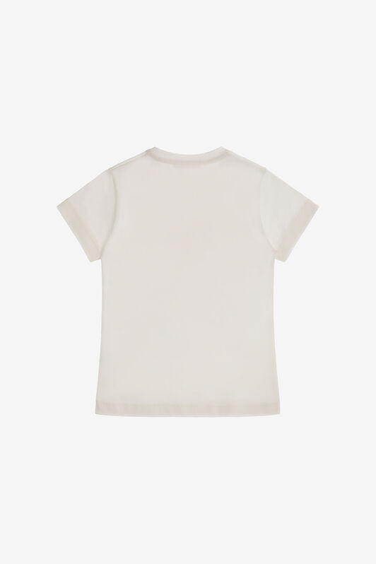 JU T-shirt with Logo and print White SJT627-JD001