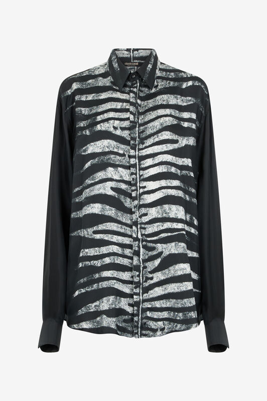 RC Zebra-Print Shirt Black/White URT714-4QN50