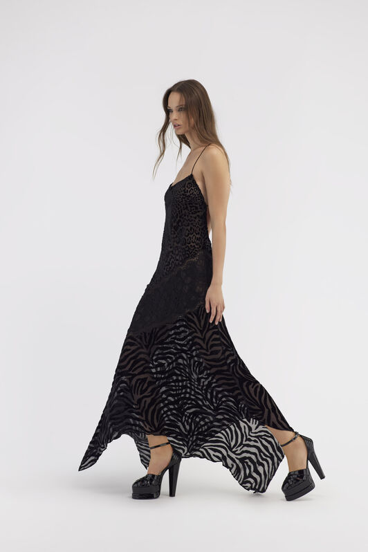 RC Lace slip dress Black RWT150-VL038