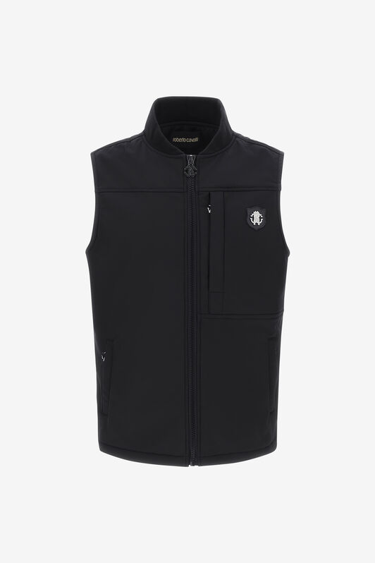 RC Gilet imbottito con logo Nero NOT40H-SB001