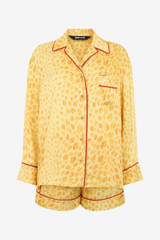 JC The Jaguar Kiss Print Shirt POP CORN WFT256-WF654