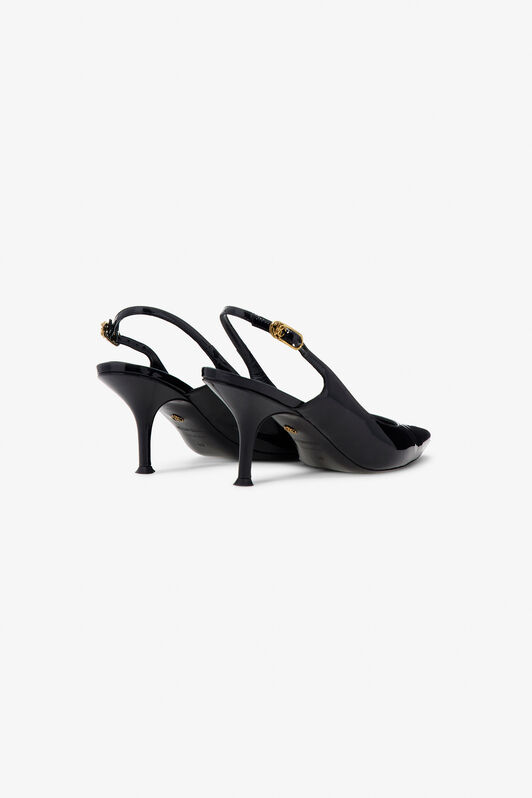 RC Décolleté Slingback in Pelle Nero TKS043-PZV00