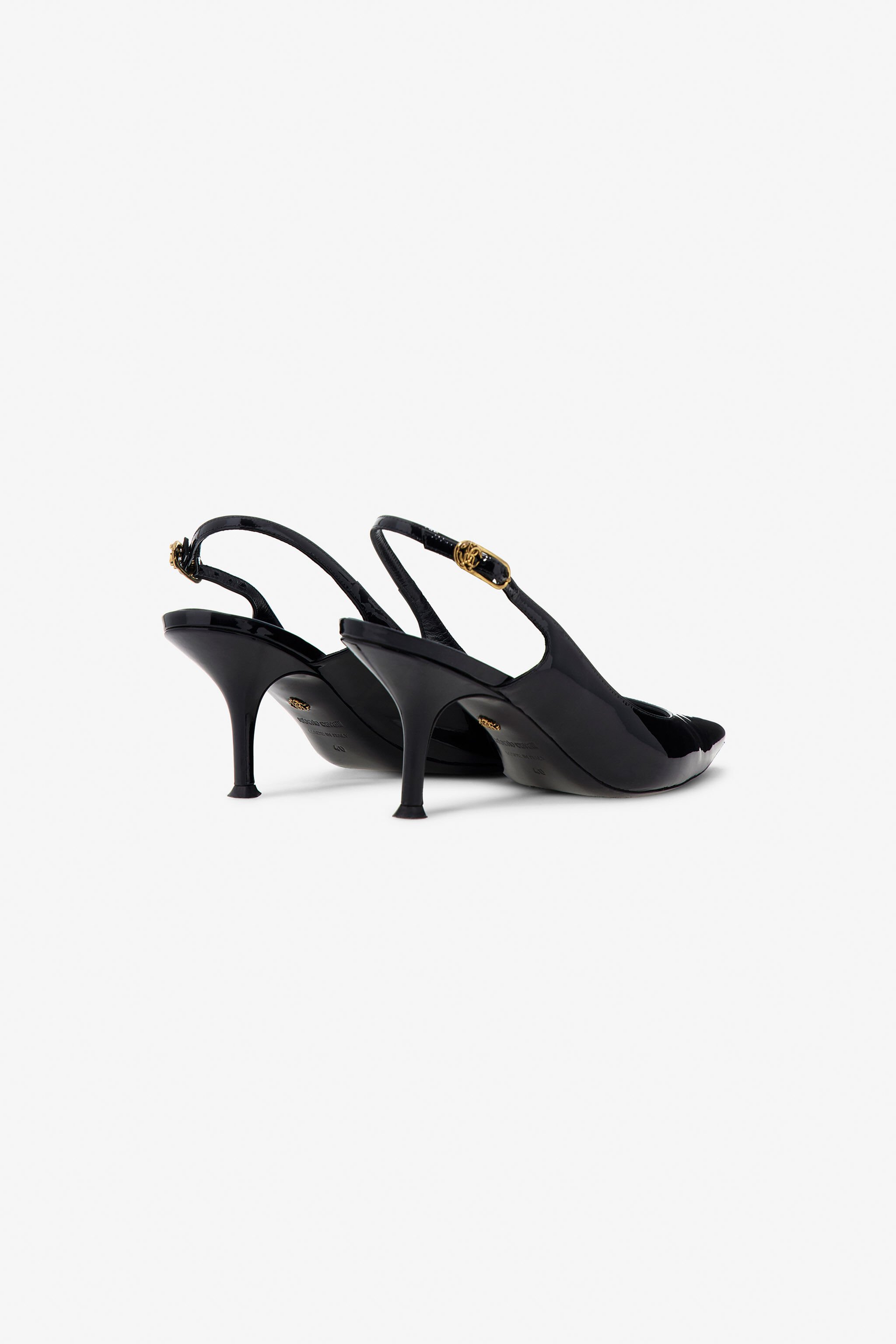 RC Décolleté Slingback in Pelle Nero TKS043-PZV00