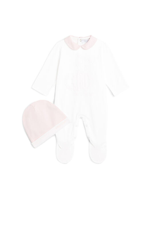 JU Completo con stampa gold Lizard e Monogram RC MILKY WHITE/GOLD JJT80A-JMT06
