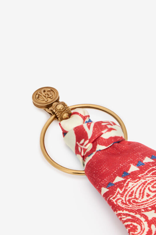 RC Orecchini Stampa Bandana Blu TKG001-AM019