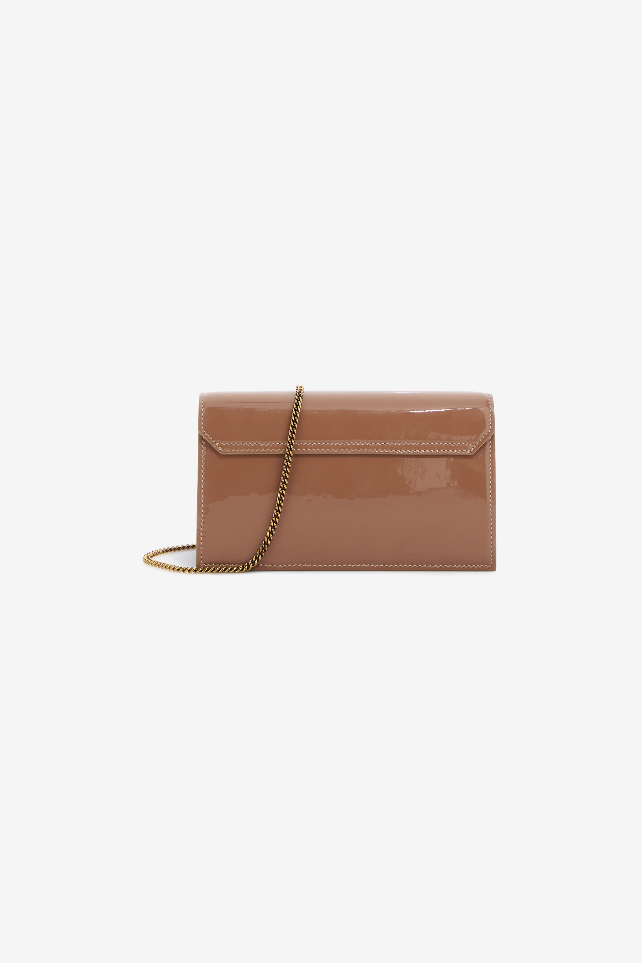 RC Shoulder bag with Monogram Mirror Snake Brown SKB112-PZ133