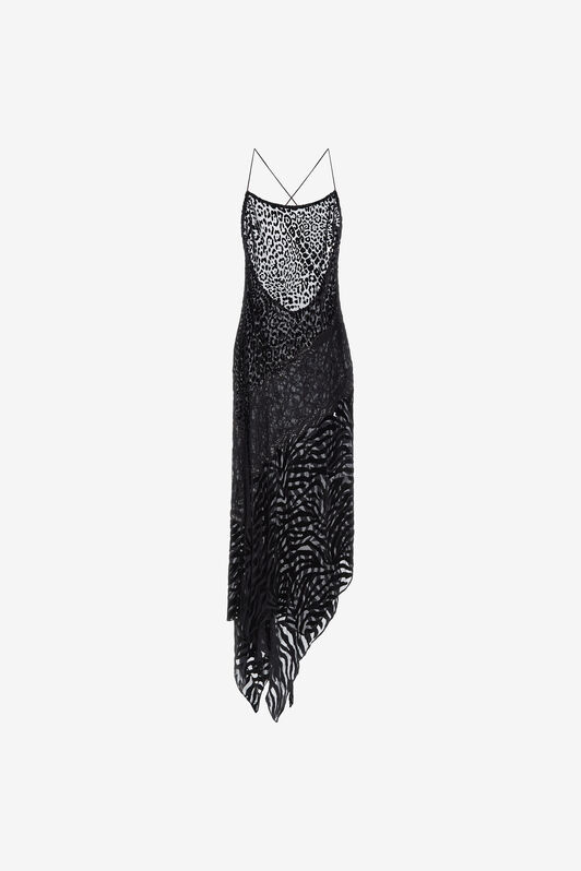 RC Lace slip dress Black RWT150-VL038