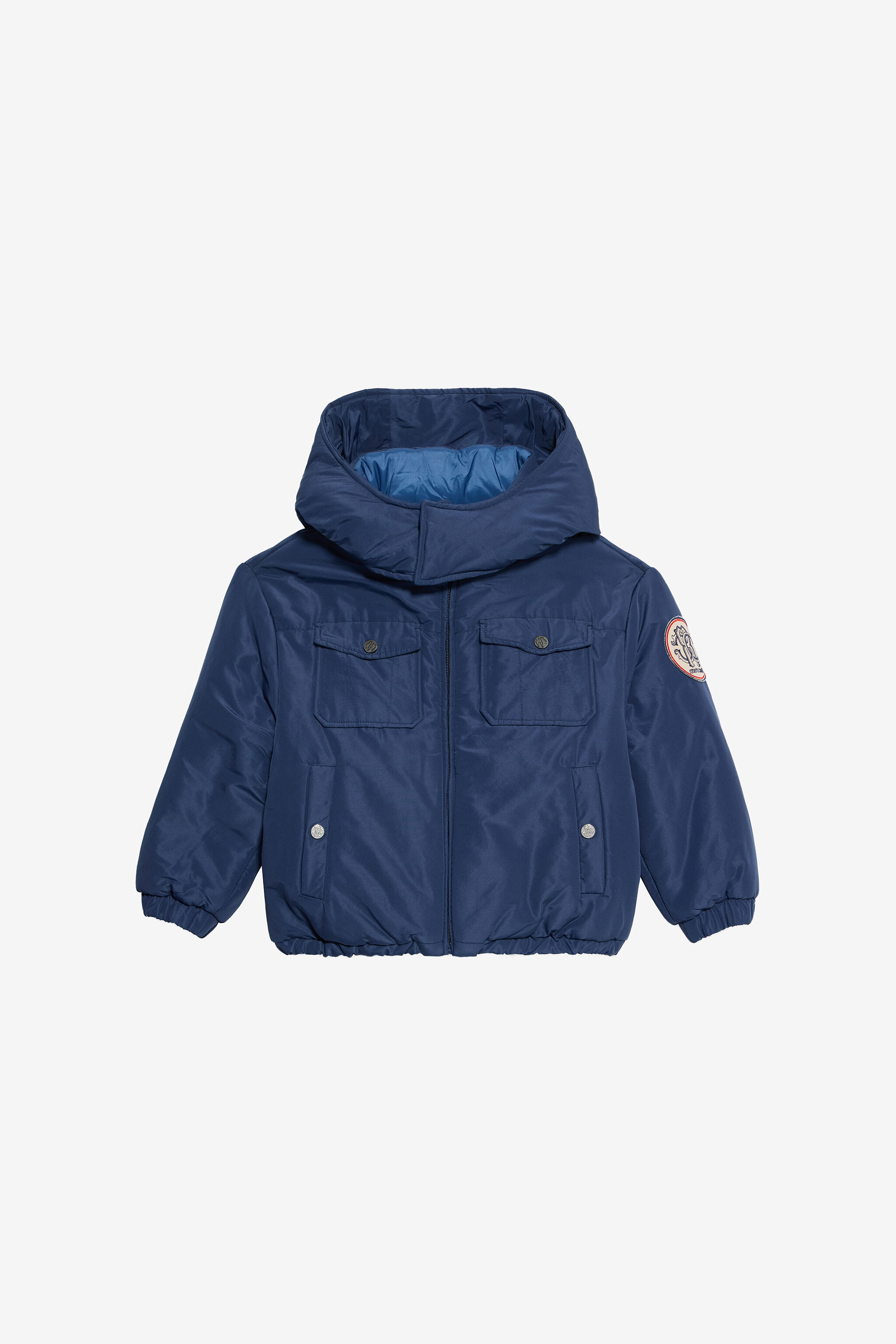 JU Blue Jacket with RC Monogram Patch NAVY VJT42B-SB005