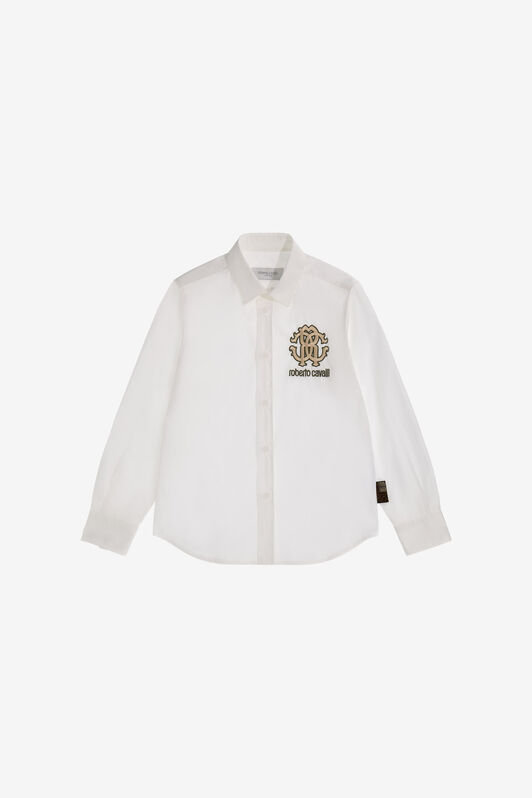 JU Camicia con Logo Bianco SJT704-CH004