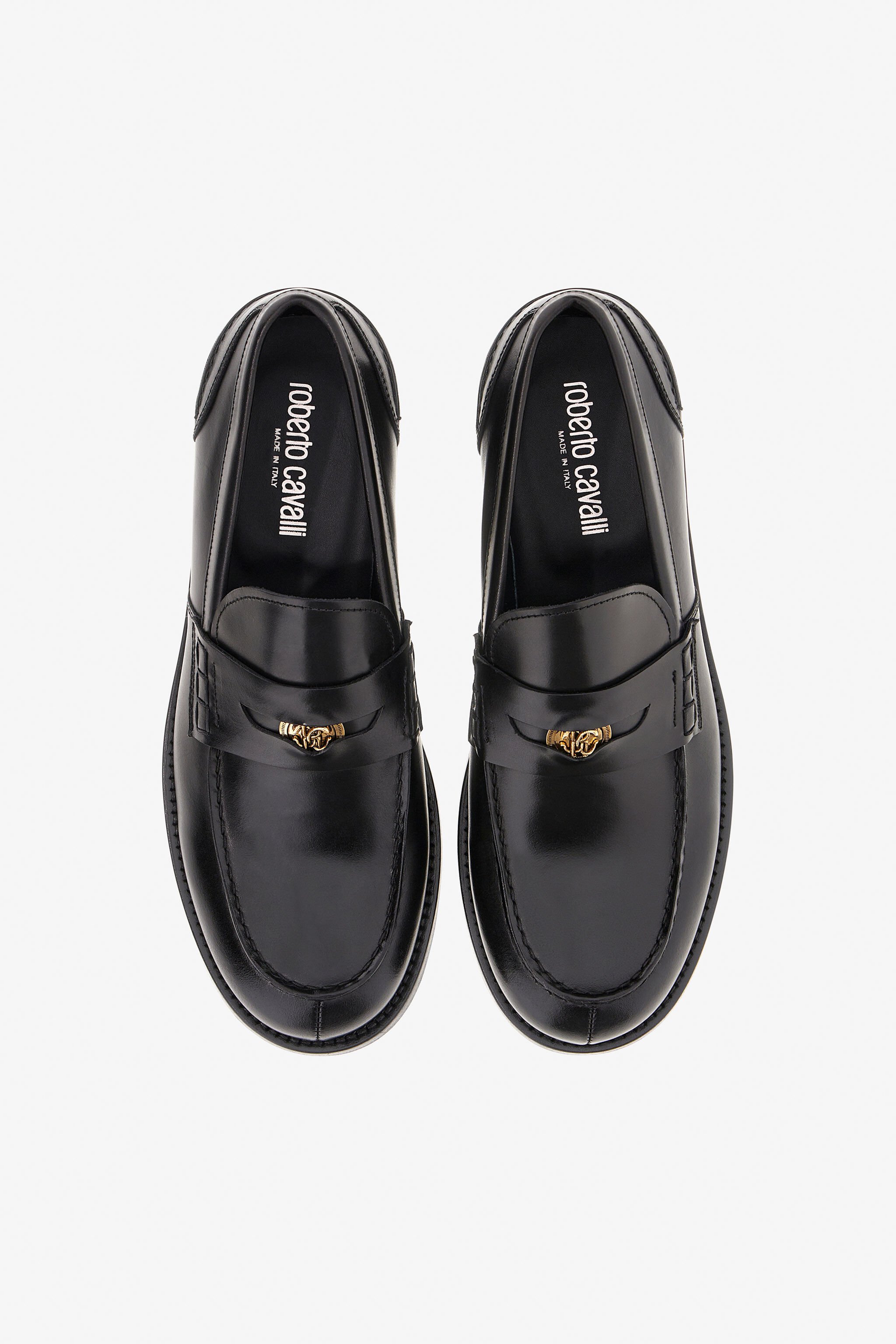 RC Moccasins with Monogram RC Noir SRS017-PZA84