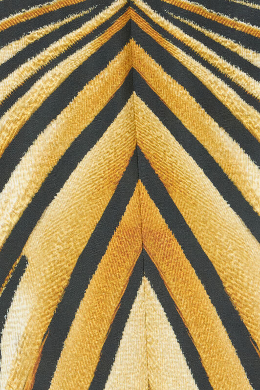 RC Single-breasted blazer with Ray of Gold print Gold RMT435-SKI31