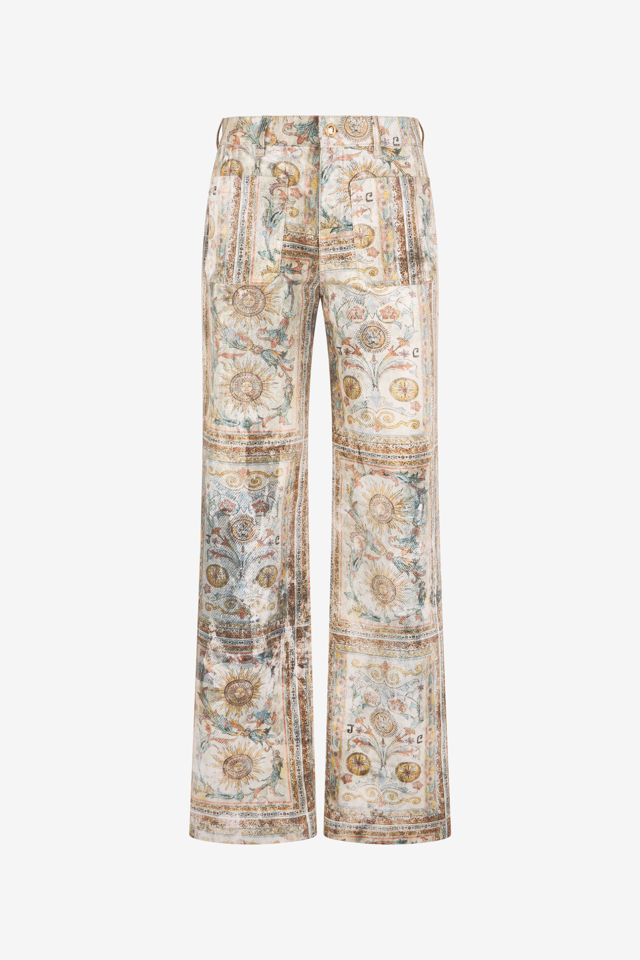 JC Persian Tarot Print Jeans JC Persian Tarot Print Jeans SHIFTING SAND WFJ049-WF533