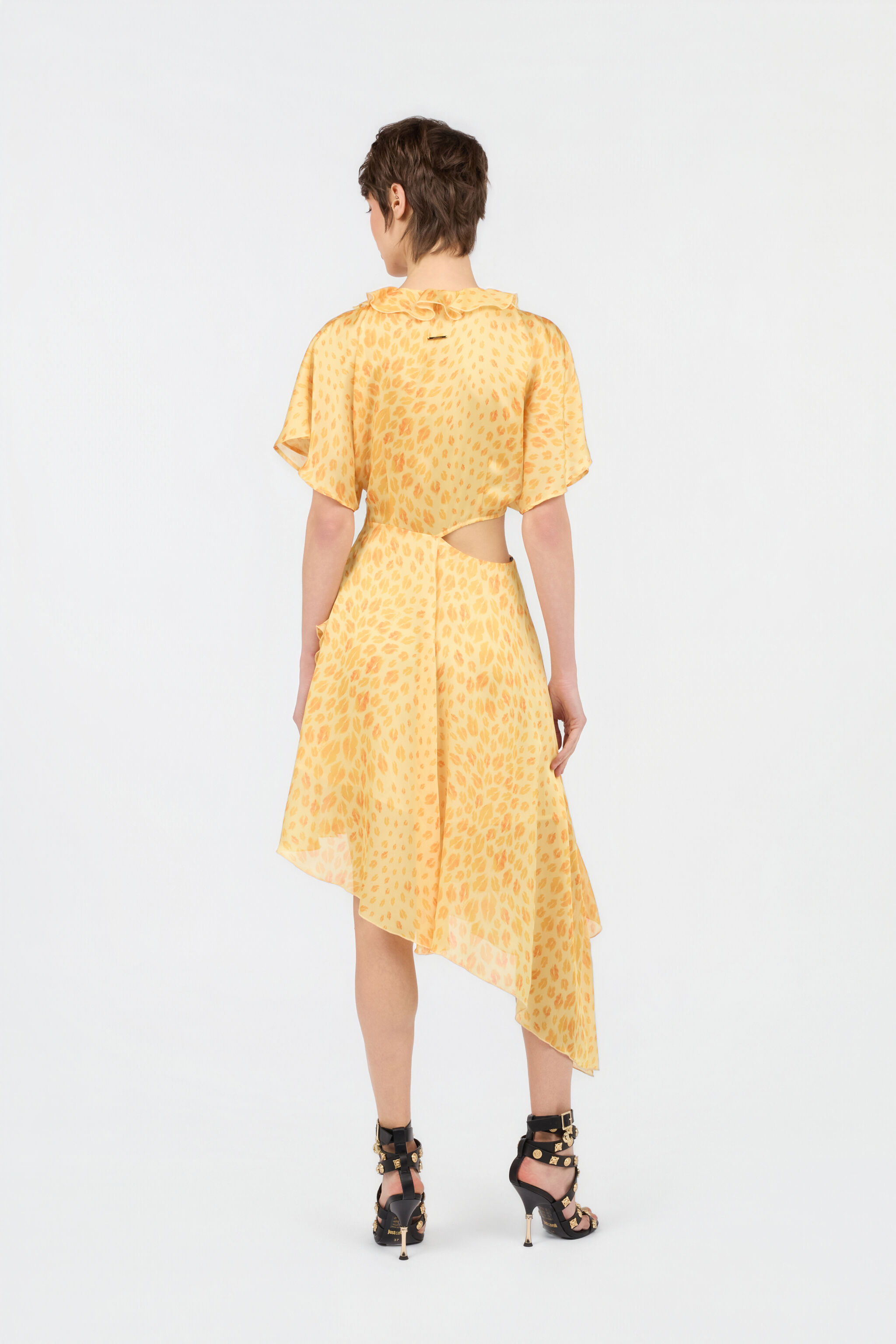 JC The Jaguar Kiss Print Mini Dress POP CORN WFT301-WF699