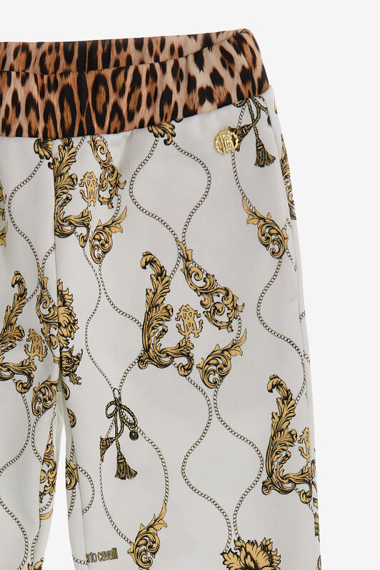 JU Printed pants Weiß SJT223-5OI69