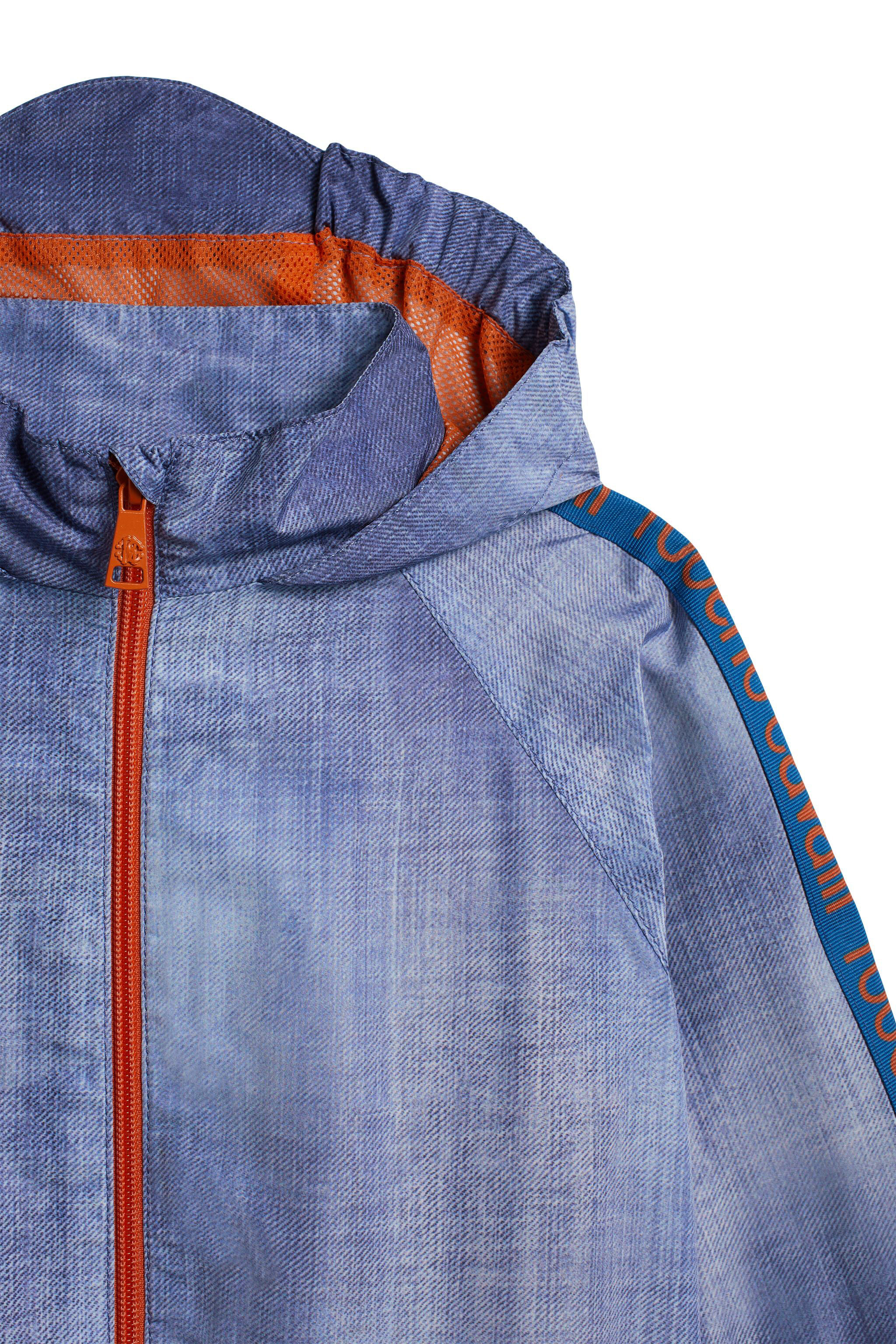 JU Giacca a vento con stampa denim DENIM IJT450-TCQ70