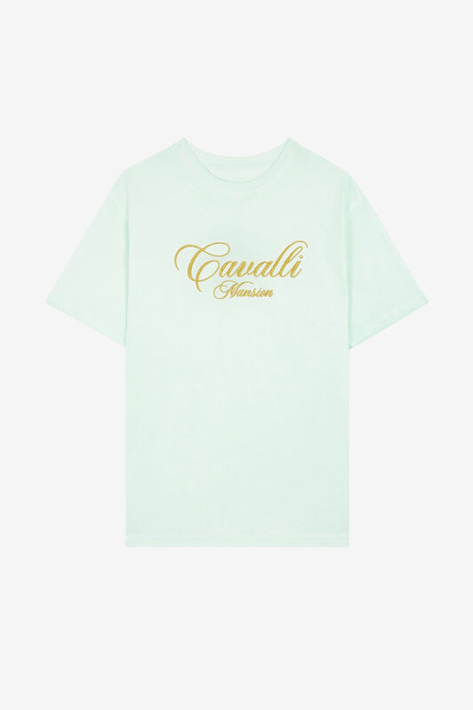 RC Logo-Embroidered Cotton T-Shirt RC Logo-Embroidered Cotton T-Shirt Light green OKT61A-JD061