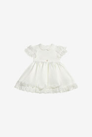 ${brand} Dress with Fringed Hem ${colorDescription} ${masterID}