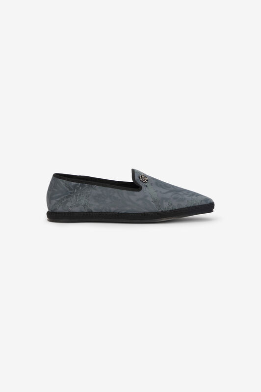 RC Roberto Cavalli Jacquard Slip-On Shoes MEDIUM GREY VRS018-VLV04