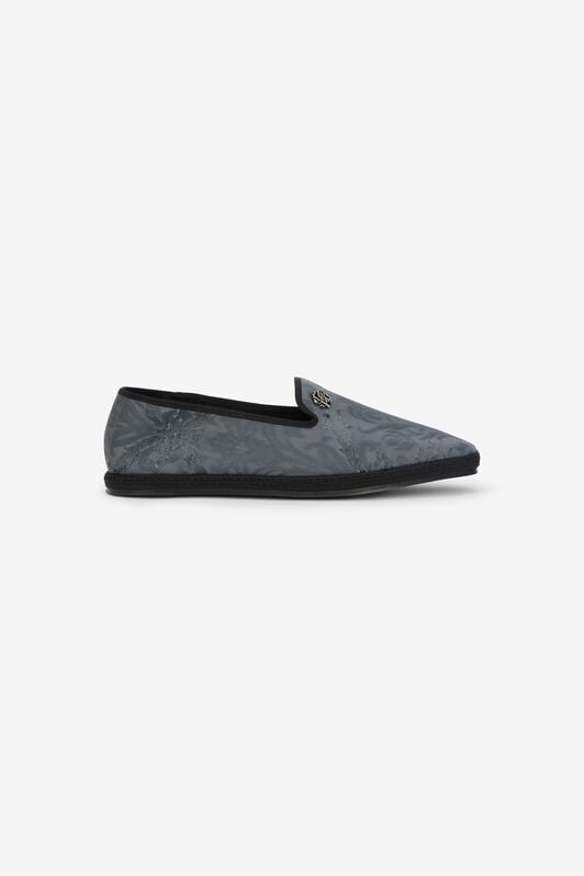 RC Roberto Cavalli Jacquard Slip-On Shoes RC Roberto Cavalli Jacquard Slip-On Shoes MEDIUM GREY VRS018-VLV04