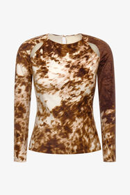 ${brand} Top mit Appaloosa-Print ${colorDescription} ${masterID}