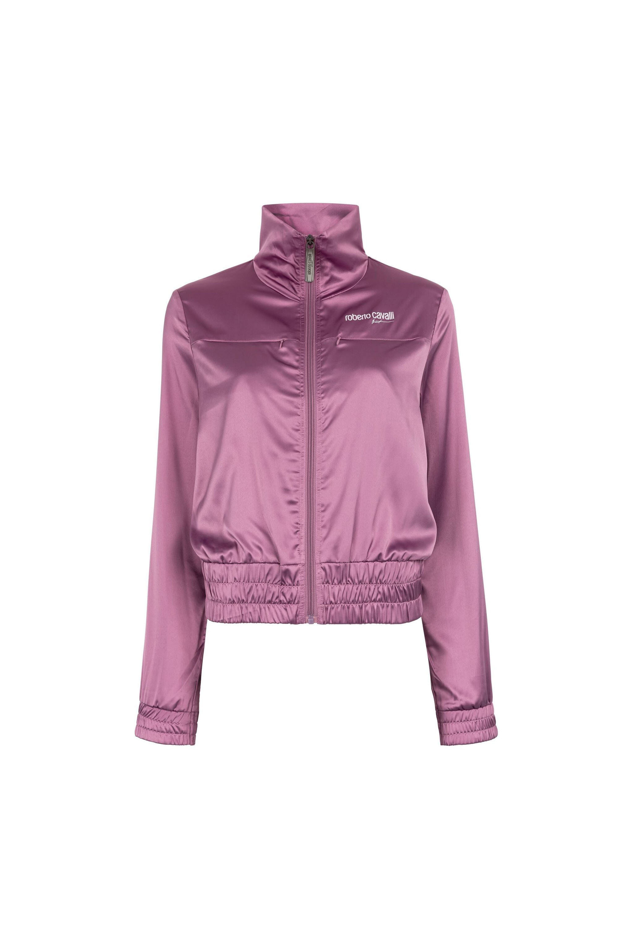 UG Logo-Print Track Jacket HOT ROSE MYY15F-RA020