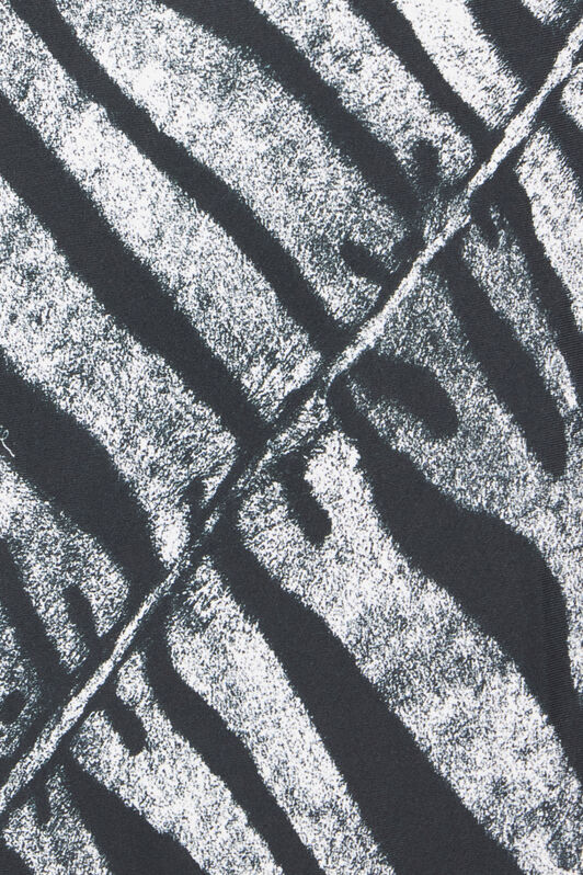 RC Langes Kleid Mit Print White Tigresse Schwarz/Weiß UKT142-4QN50