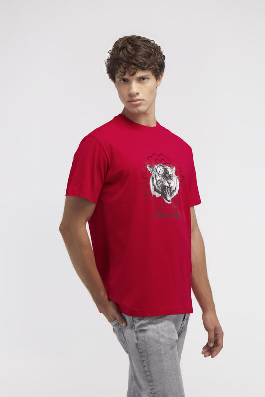 RC T-shirt with Jaguar logo and print RC T-shirt with Jaguar logo and print Red NOT60Q-JD060