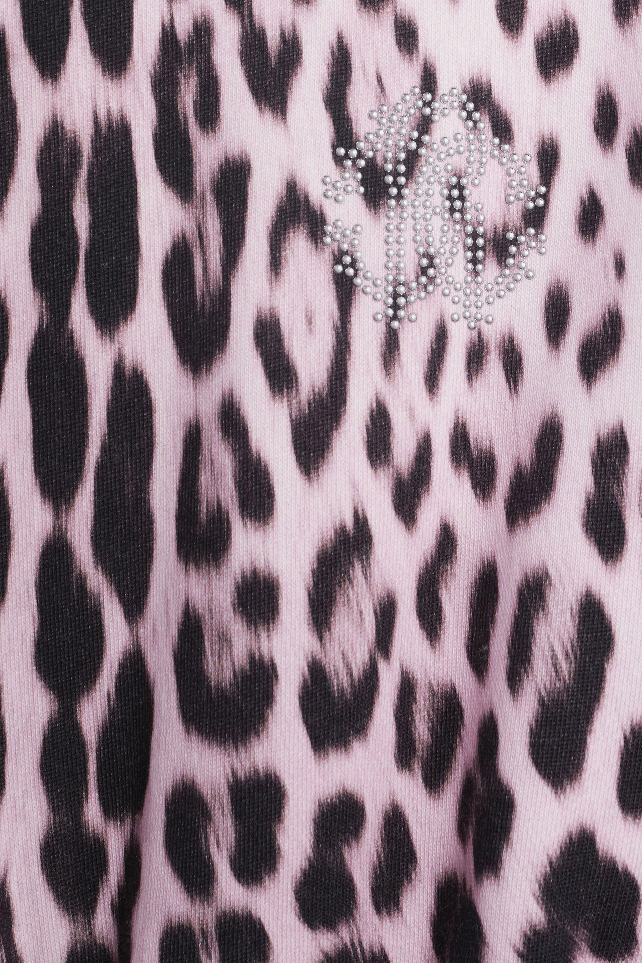 JU Heritage Jaguar print sweatshirt PINK/BLACK JJT910-FOS73