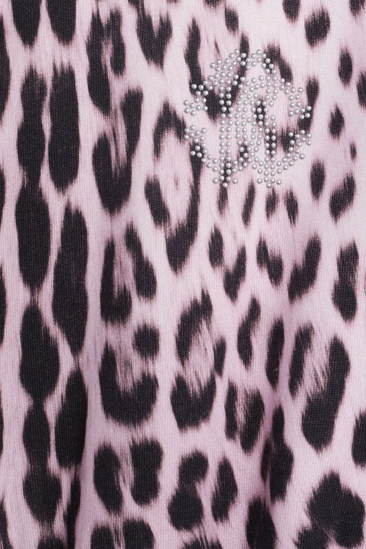 JU Heritage Jaguar print sweatshirt JU Heritage Jaguar print sweatshirt PINK/BLACK JJT910-FOS73