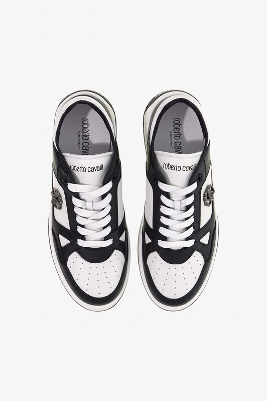 RC Low-Top Sneakers White/black/AntiqNik SRS044-PZA90